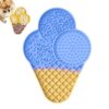Ice-Cream Silicone Pet Licking Tray Cats And Dogs Anti-Choking Slow Eating Pad