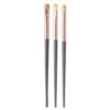 3sets 3 In 1 Portable Universal Eyeshadow Brush Makeup Tools Eye Cosmetic Brushes
