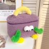 Cartoon Cute Plush Cosmetic Bag Large Capacity Travel Makeup Tools Handbag Storage Case