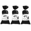3Bags Bamboo Charcoal Air Purifying Bag For Refrigerators Wardrobes Car Formaldehyde Odor Removal Pack