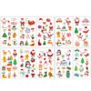 Colorful Christmas Tattoo Stickers Waterproof Holiday Party Children Disposable Tattoo Stickers
