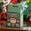 Merry Christmas Gift Bag Small Cookies Colorful Packing Gift Box Christmas Eve Candy Box