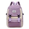 Large Capacity Backpack Portable Double Shoulder Bag High School College Students Schoolbag