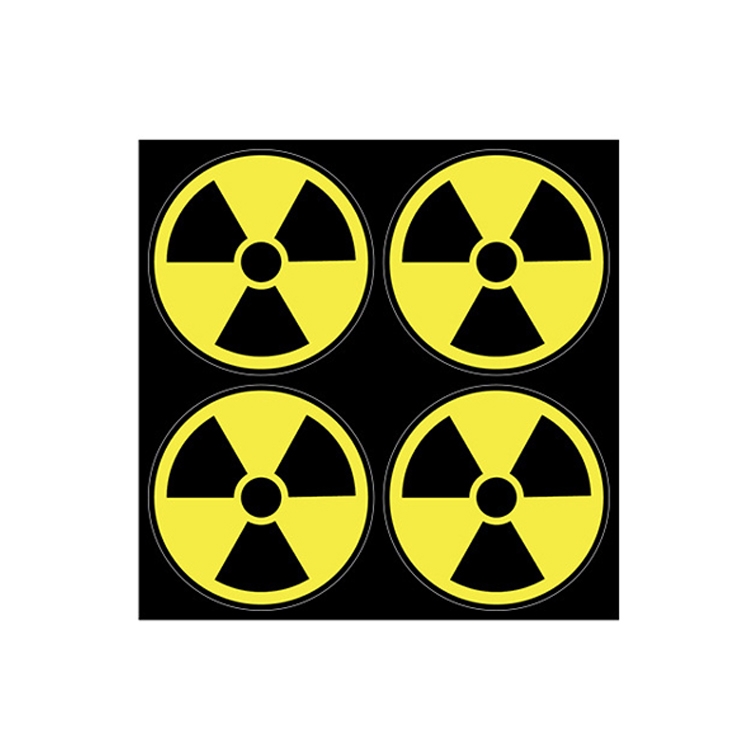 Waterproof Radiation Identification Stickers For Mobile Phones Computers