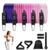 11 In 1 Fitness Pulling Rope Set Yoga Puller For Men Women Home Resistance Bands Training Rope