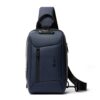 SKV W20081 Business Casual Anti-Theft Men Waterproof Multifunctional Single Shoulder Crossbody Chest Bag