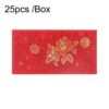 25pcs /Box 2025 New Year Red Envelope Wedding Personalized Fortune Red Envelope Bag