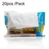 20pcs /Pack Static Dusting Wet Wipes Disposable Stain Removal Antibacterial Cleaning Wet Rags Flat Mop Replacement Wipes