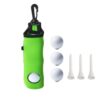 Neoprene Golf Ball Sleeve With 3 Balls 3 Tees Set Storage Pouch Waist Bag