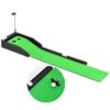 24x5 Inch Golf Putting Mat Set Mini Golf Tabletop Trainer