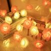 Rose Flower Light Strings LED Holiday Birthday Wedding Christmas Decoration Light String Night Lamp