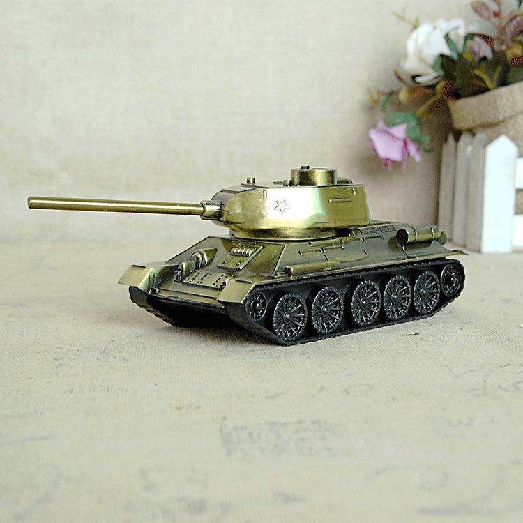 Simulation Alloy Tank Model Metal Crafts Home Jewelry Ornaments