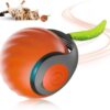 Smart Self Rolling Ball Interactive Cat Toys USB Rechargeable Cat Ball Two Speed Adjustment