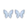 S925 Sterling Silver Butterfly Earrings Fresh Animal Earrings