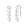 S925 Sterling Silver Elegant Shell Bead Ear Hook Earring Jewelry