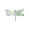 S925 Sterling Silver Vivid Dragonfly Jewelry Accessories Animal Beads