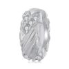 S925 Sterling Silver With Platinum Braided Zircon Silicone Beads