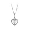 S925 Sterling Silver Heart Jewelry Necklace