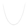S925 Sterling Silver Platinum-Plated Snake Bone Basic Necklace