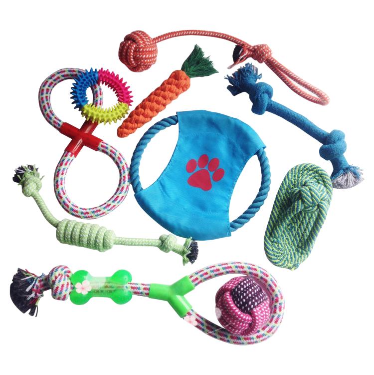 Pet Knot Chewing Toy Combination Set