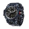 SANDA 3358 Camouflage Series Men Watch Alarm Clock Waterproof Electronic Watch