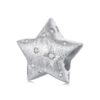 S925 Sterling Silver Platinum-Plated Five-Pointed Star Beads