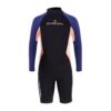 DIVE & SAIL 2.5MM Kids Long Sleeve One-Piece Warm Wetsuit Youth Snorkeling Surf Shorts