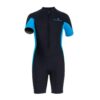 DIVE & SAIL 2.5MM Kids Short Sleeve One-Piece Warm Wetsuit Youth Snorkeling And Surfing Shorts