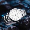 MODIYA Simple Steel Strap Quartz Men Watch