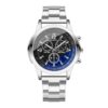 MODIYA Simple Steel Strap Men Watch Blue Glass Quartz Watch