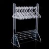 Acrylic Jewelry Rack Clothes Hanger Earrings Necklace Jewelry Storage Organizer Hanging Rack