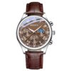 MODIYA PD716 Men Leather Strap Casual Quartz Watch