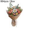 Kids Building Blocks Bouquet Puzzle Toys Adult Gift Small Pellet Building Blocks Set