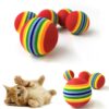 Pet Toy Foam Ball Dog Cat Rainbow Ball Toy