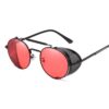 Retro Round Metal Sunglasses Unisex Design UV Protection Glasses