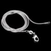 Silver-plated Snake Bone Chain Necklace Female Thin Necklace