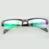 Women Men Half Frame Myopia Glasses HD AC Green Film Lens Myopia Eyeglasses