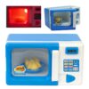 Children Mini Cute Microwave Oven Pretend Role Play Toy Educational for Kids Kitchen Toys