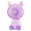 Portable USB Cartoon Mini Fan with Hanging Rope