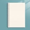 A5 Student Coil Notebook, Style: Horizontal Line
