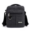 Multifunctional Canvas Crossbody Bag Men Casual Shoulder Bag