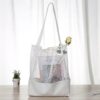 Fine Mesh Shoulder Canvas Bag Fashion Hollow Mesh Bag