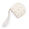 Multifunctional Portable Zipper Coin Wallet Small Floral PU Leather Bag