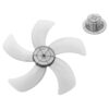 12 inch White Fan Blades