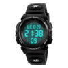 SKMEI 1258 Multifunctional Outdoor Sports Noctilucent Waterproof Wrist Watch, Size: S