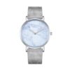 CAGARNY 6812 Round Dial Alloy Silver Case Fashion Men Watch Quartz Watches with Stainless Steel Band