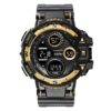 addies MY-1901 Luminous Three-window LED Outdoor Sports Multi-function Electronic Watch for Men, Support Calendar / Alarm Clock / Timer / Talking