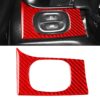 Carbon Fiber Car Headlight Switch Panel Sticker for Chevrolet Corvette C5 1998-2004, Left Drive