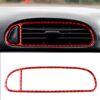 Carbon Fiber Car Air Outlet Sticker for Chevrolet Corvette C5 1998-2004, Left Drive
