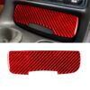 Carbon Fiber Car Power Outlet Cover Sticker for Chevrolet Corvette C5 1998-2004, Left Drive